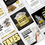 Tax return tax filing Tax Preparation social media post templates (3)