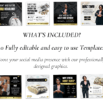 Tax return tax filing Tax Preparation social media post templates (5)